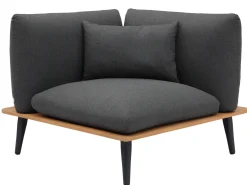 Loungemöbel Outdoor Stoff Loungeset Outback Alu Teak