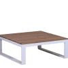 Loungemöbel Set Ecke Lagoni Holz Alu weiß