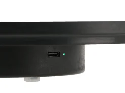 Lounge Tisch Cosilumia round Teak black mit Solar LED Ø70x41cm