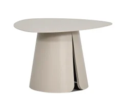 Loungetisch Ronda 60x60x60cm Alu Graubeige