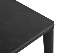 Lounge Tisch Vinpearl 90x90cm Alu anthrazit sintered stone
