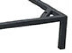 Lounge Untergestell Sessel, Ecke, Mitte, Hocker, Beistelltisch Aluminium anthrazit