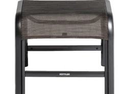MEMPHIS Hocker Aluminium Outdoorgewebe anthrazit/bronze