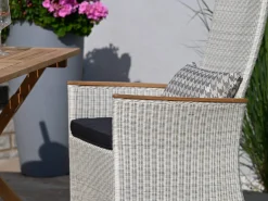 Move-Positionssessel Long Island Geflecht white wash