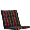 Niederlehner Auflage Vario 92/97x48cm Solena Karo blau/rot/grün