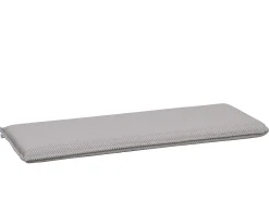 Outdoor Kissen Gartenbank Auflage 110cm Marino Karo taupe