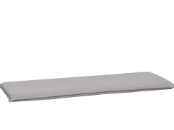 Outdoor Kissen Gartenbank Auflage 140cm Marino Karo taupe