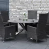 Polyrattan Positionssessel Santa Monica anthrazit