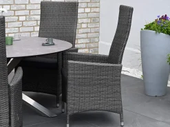 Polyrattan Positionssessel Santa Monica anthrazit