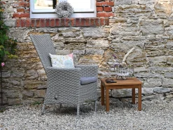 Polyrattan Positionssessel Trinidad light-grey