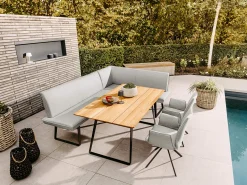 Portofino Outdoor Polsterstuhl mit Drehfunktion Alpine beige