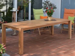 Premium Deluxe Teakholz Ausziehtisch Chatrium 160/260x100cm