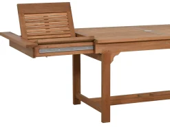 Premium Deluxe Teakholz Doppel-Ausziehtisch Leaf 160/210/260x90cm