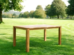 Premium Deluxe Teakholz Gartentisch Loft 160x90cm