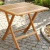 Premium Deluxe Teakholz Klapptisch Darwin 80x80cm