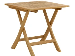 Premium Deluxe Teakholz Klapptisch Darwin 80x80cm