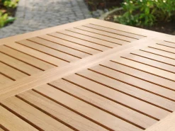 Premium Deluxe Teakholz Klapptisch Darwin 120x80cm