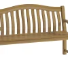 Redcliffe Turnberry Holzgartenbank 129cm 2-Sitzer
