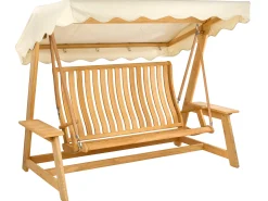 Roble Hollywoodschaukel Swingseat Dach ecru
