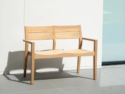 Roble Holz Gartenbank Tivoli 2-Sitzer 111cm