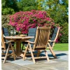 Roble Holz Gartenstuhl Ascot Recliner