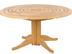 Roble Holz Gartentisch Bengal Pedestal Ø145cm