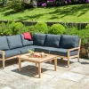 Roble Holz Lounge Eckmodul Tivoli