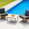 Roble Holz Loungetisch Beistelltisch Tivoli 80x80cm