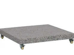 Rollen Granitsockel 120kg für Ampelschirm Kettler Easy Swing grau