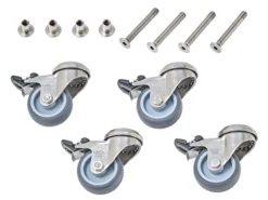 Rollen-Set Edelstahl zu Granitsockel Z 40/55/90kg und M4 120kg