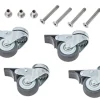 Rollen-Set Stahl verzinkt zu Granitsockel Z 40/55/90kg und M4 120kg