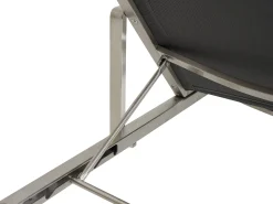 Rollliege Hudson Edelstahl HPL Armlehnen