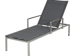 Rollliege Hudson Edelstahl HPL Armlehnen