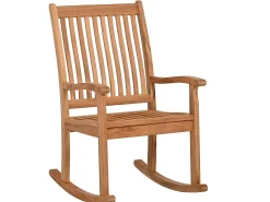 Schaukelsessel Schaukelstuhl Highback San Francisco Teakholz