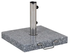 Schirmständer 35kg Granit grau 45x45cm