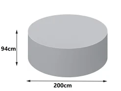 Schutzhülle Premium Select für Sitzgruppe rund Ø200cm