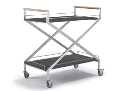 Servierwagen Trolley One Edelstahl Keramik