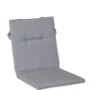 Sessel Auflage niedrig Royal silber 95x46cm