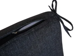 Sesselauflage Venice niedrig Royal Black 97x46cm