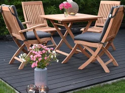 Sesselauflage Venice niedrig Royal Black 97x46cm