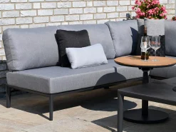 2-Sitzer Aluminium Loungesofa Vinpearl