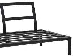 2-Sitzer Aluminium Loungesofa Vinpearl mit Armlehnen