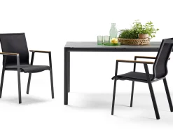 Soft Ausziehtisch Alu Dekton 160 / 220 x 100 cm