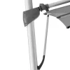 SOMBRANO® S+ 350x350cm natureloxiert Stoffklasse 4 - 420 smoke