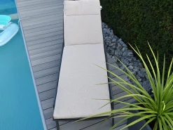 Sonnenliegen Auflage Venice Royal Beige 200x57cm