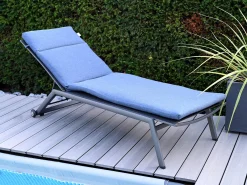 Sonnenliegen Auflage Venice Royal Blue 200x57cm