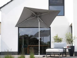 Sonnenschirm Easy-Push 150x210cm silber/charcoal
