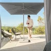Sonnenschirm SMART anthrazit Ø250cm Stoffqualität 4 420 Smoke