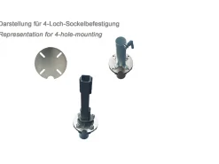 Sonnenschirmständer fahrbar Midi Plus 100 Multiflansch anthrazit
