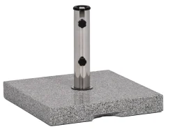 Sonnenschirmständer mit Griffmulden 30kg Granit grau 45x45cm